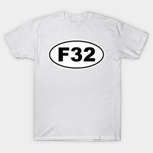 F32 4 Series Chassis Code Marathon Style T-Shirt